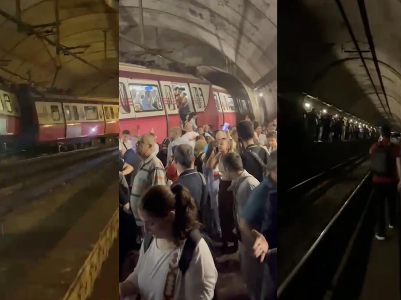M4 Kadıköy-Sabiha Gökçen Havalimanı metro hattında kaza