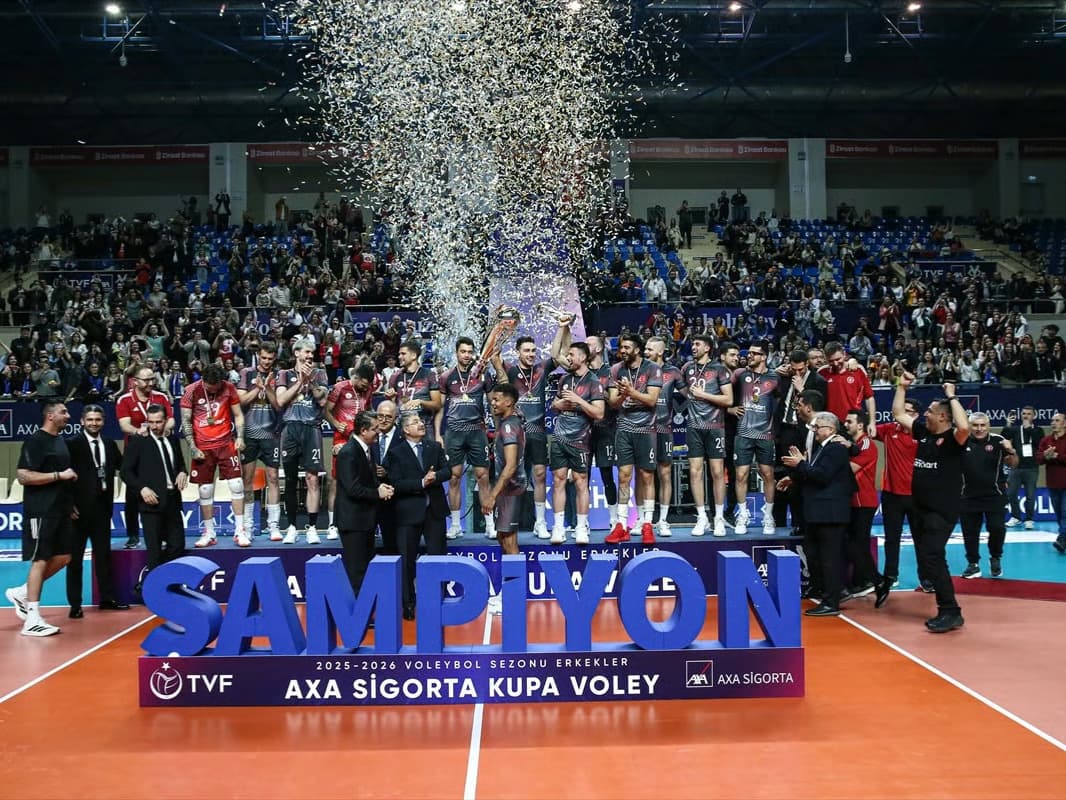 Kupa Voley’de şampiyon Ziraat Bankkart