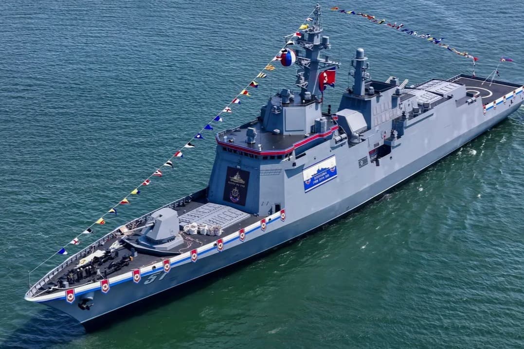 Kuzey Kore'nin yeni fırkateyni ortaya çıktı