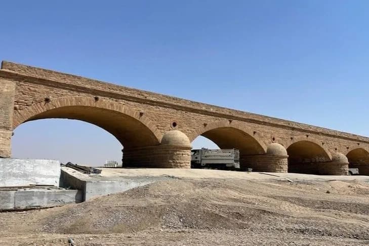 Kerkük'te 143 yıllık Osmanlı Köprüsü onarılıyor
