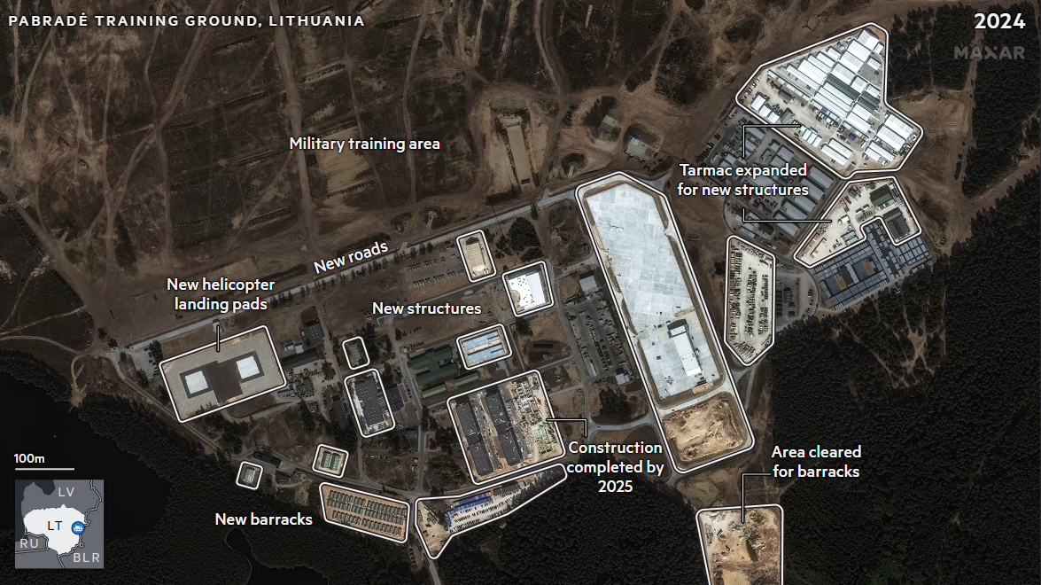 Pabradė training ground, Lithuania