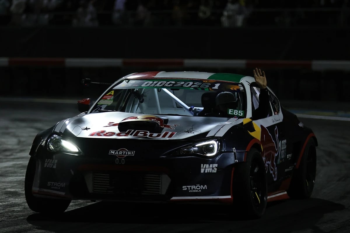 Umman'da drift fırtınası esti