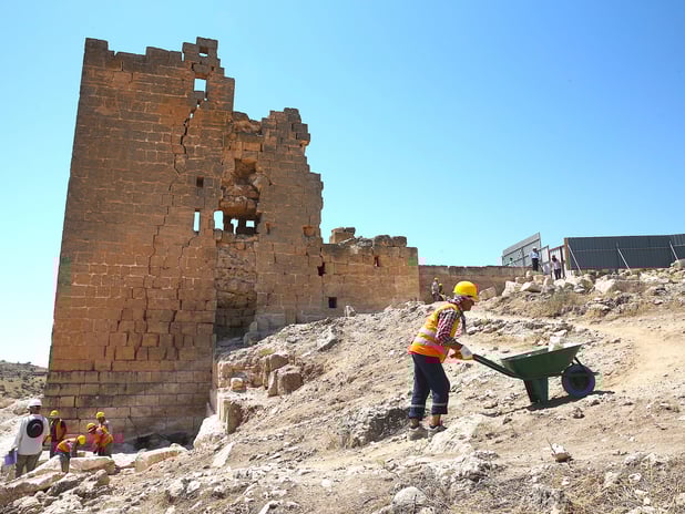 Roma'nın sınır kalesi Zerzevan yenileniyor