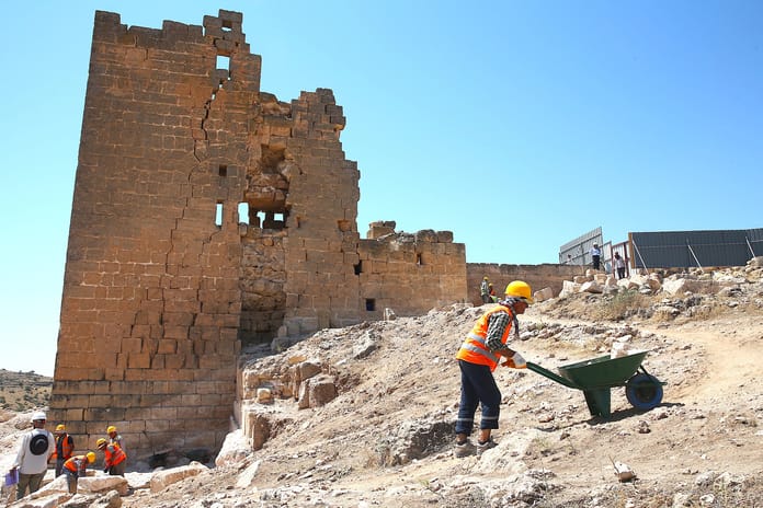 Roma'nın sınır kalesi Zerzevan yenileniyor