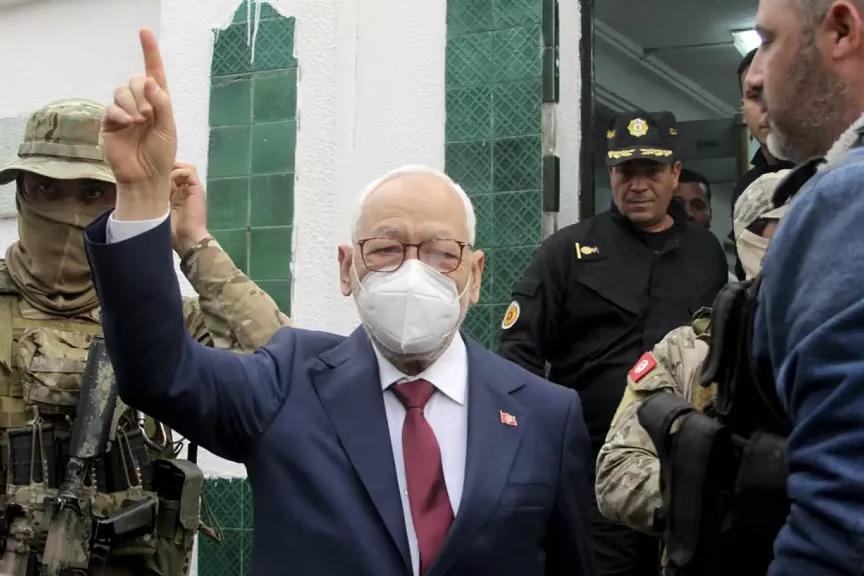 Tunisia Jails Top Opposition Leader Rached Ghannouchi