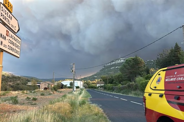 Fransa orman yangınları ile mücadele ediyor