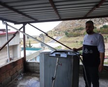 Hataylı vatandaşın yağmur suyu sistemi viral oldu