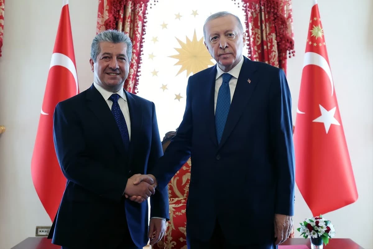 Cumhurbaşkanı Erdoğan'dan Mesrur Barzani kabulü sonrası kritik mesajlar