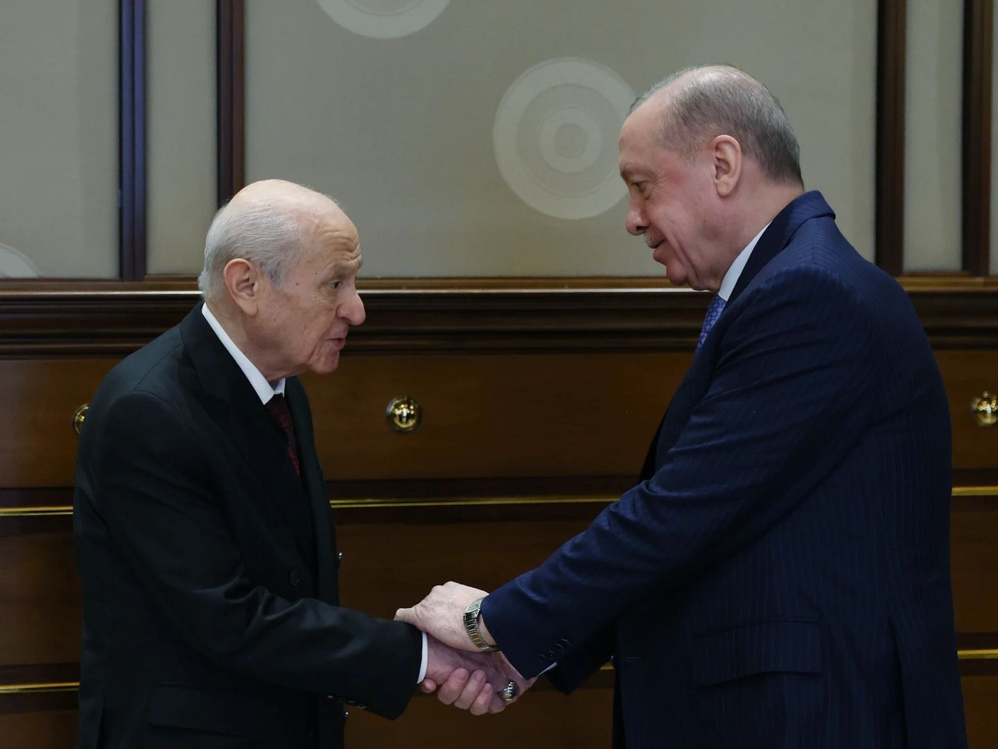 Külliye'de kritik görüşme! Cumhurbaşkanı Erdoğan ve Bahçeli bir araya geldi
