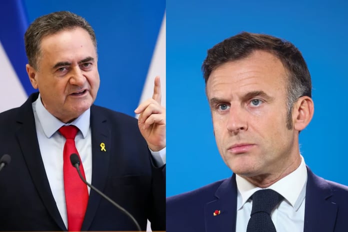 Katz'dan Macron'a yanıt: Filistin Devleti tanıma kağıdı tarihin çöp sepetine atılacak