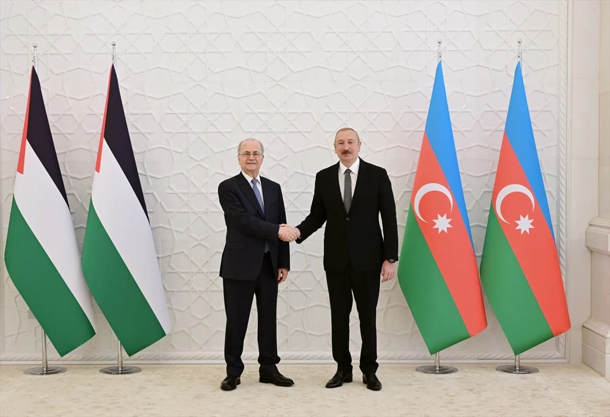 Aliyev'den Filistin devletine destek açıklaması