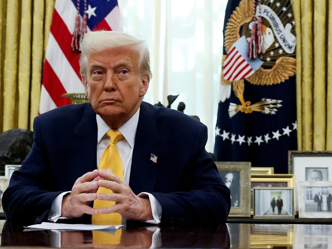 Trump: "Oğul Hamaney yüzde 90 öldü"