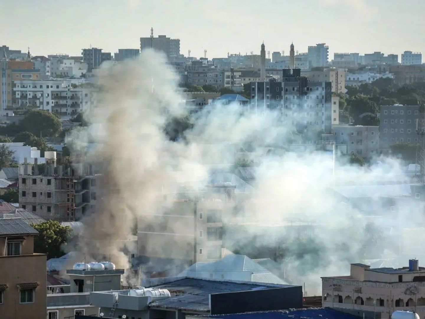 Mogadişu'da hükümet karşıtı gösteri öncesi çatışma yaşandı