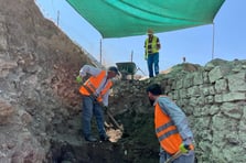 Satala Antik Kenti'ndeki mezarlardan 16 insan iskeleti çıkarıldı