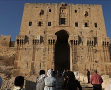 Restorasyonu tamamlanan tarihi Halep Kalesi ziyarete açıldı