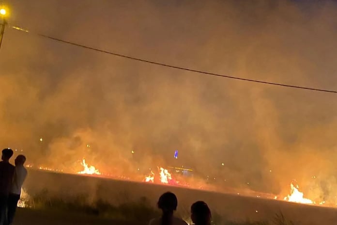 Diyarbakır'da 40 dönüm buğday tarlası yangında kül oldu