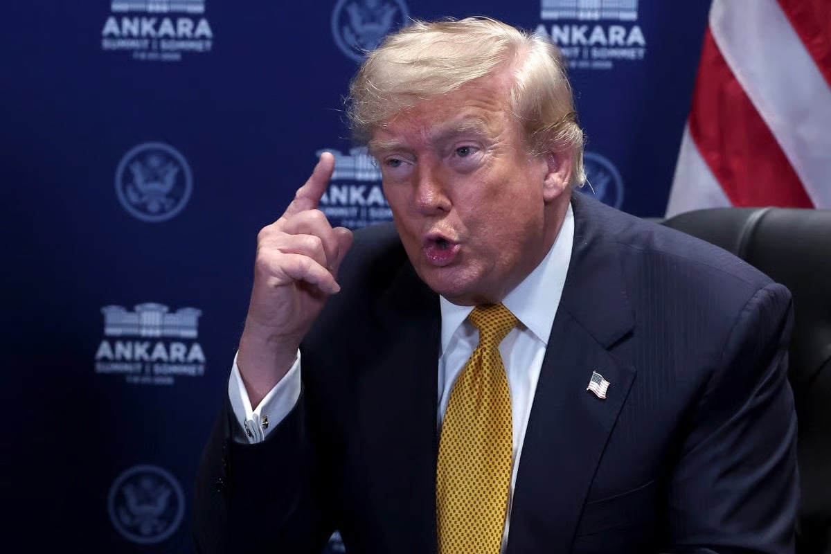 US President Donald Trump at NATO Summit in Ankara, July 8, 2026 - AFP