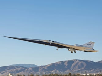 NASA’s Quiet Supersonic X-59 Completes First Test Flight