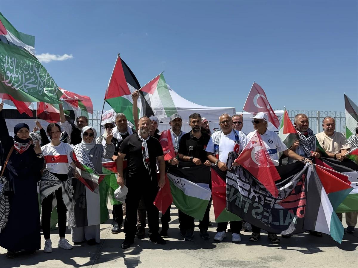 Bosna Hersek'ten hareket eden "Filistin Konvoyu" Türkiye'ye giriş yaptı