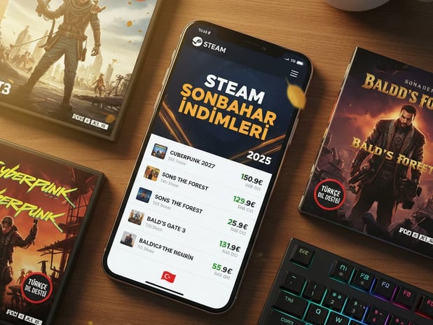 Steam sonbahar indirimleri başladı: Türkçe destekli oyunlarda büyük fırsatlar