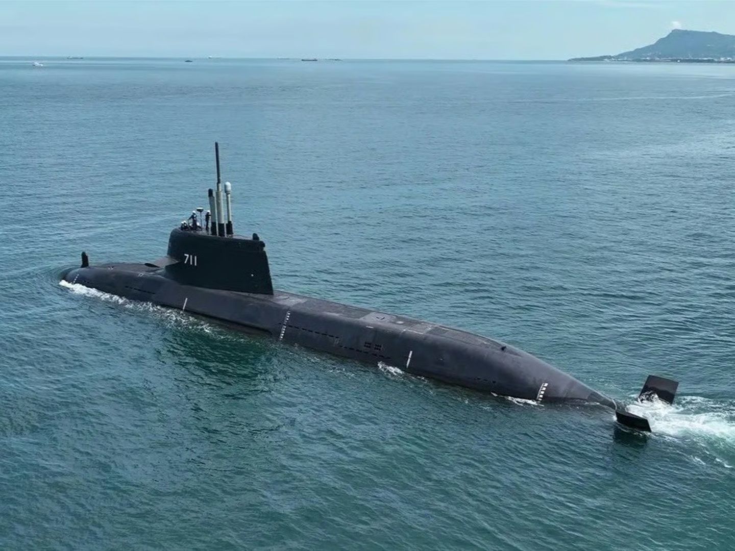 Tayvan’ın yeni denizaltısı Hai Kun deniz denemesinde arıza yaşadı