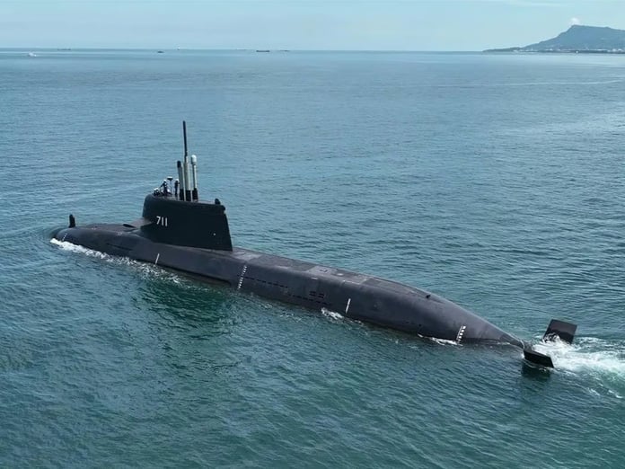 Tayvan’ın yeni denizaltısı Hai Kun deniz denemesinde arıza yaşadı