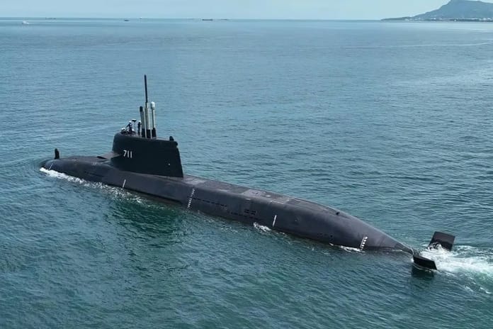 Tayvan’ın yeni denizaltısı Hai Kun deniz denemesinde arıza yaşadı