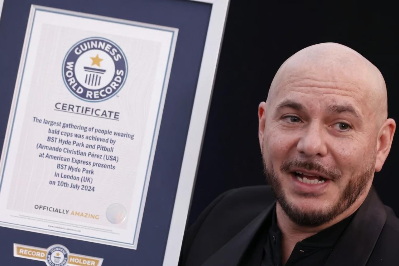 Pitbull, Guinness Dünya Rekoru kırdı!