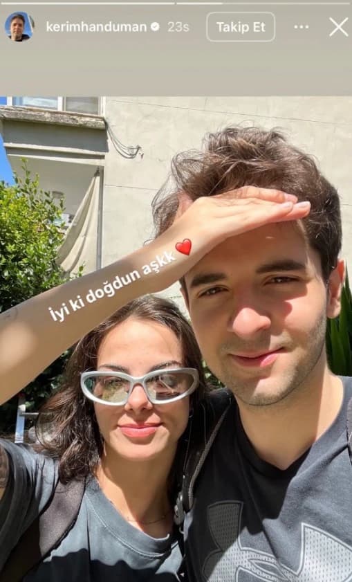 Kerim Handuman Beyza paylaşımı