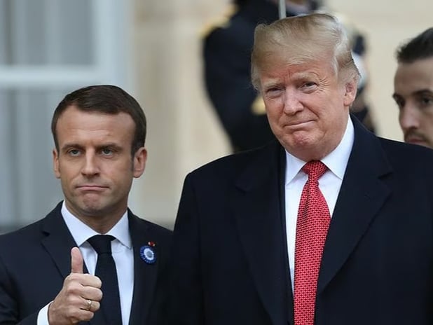New York'ta Trump’ın konvoyu Macron’u yolda bıraktı
