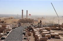 Urfa Kalesi'nde Geç Antik Çağ'a ait kaya mezarı bulundu