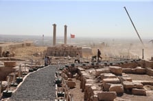 Urfa Kalesi'nde Geç Antik Çağ'a ait kaya mezarı bulundu