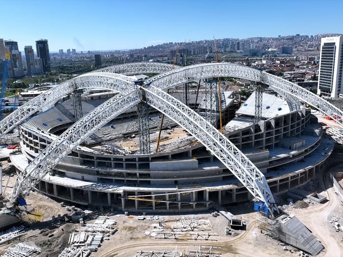 Ankara'ya, dünyanın en uzun çelik çatılı üçüncü stadyumu inşa ediliyor