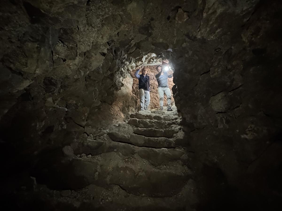 Harput Kalesi'ndeki Roma Dönemine ait gizli geçidin restorasyonu tamamlandı