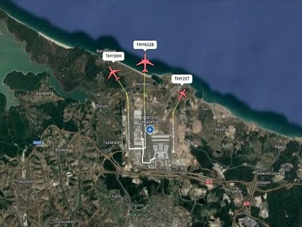 İstanbul Havalimanı'nda bir saatte rekor kalkış: Üçlü pist uygulaması ile bir saatte 81 uçak kalkış yaptı