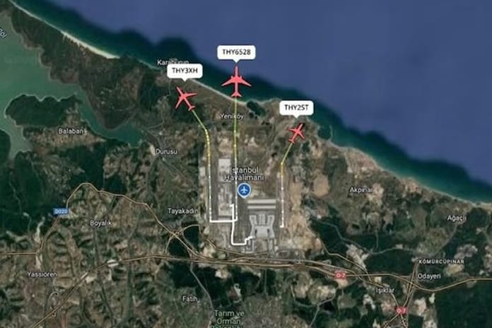 İstanbul Havalimanı'nda bir saatte rekor kalkış: Üçlü pist uygulaması ile bir saatte 81 uçak kalkış yaptı