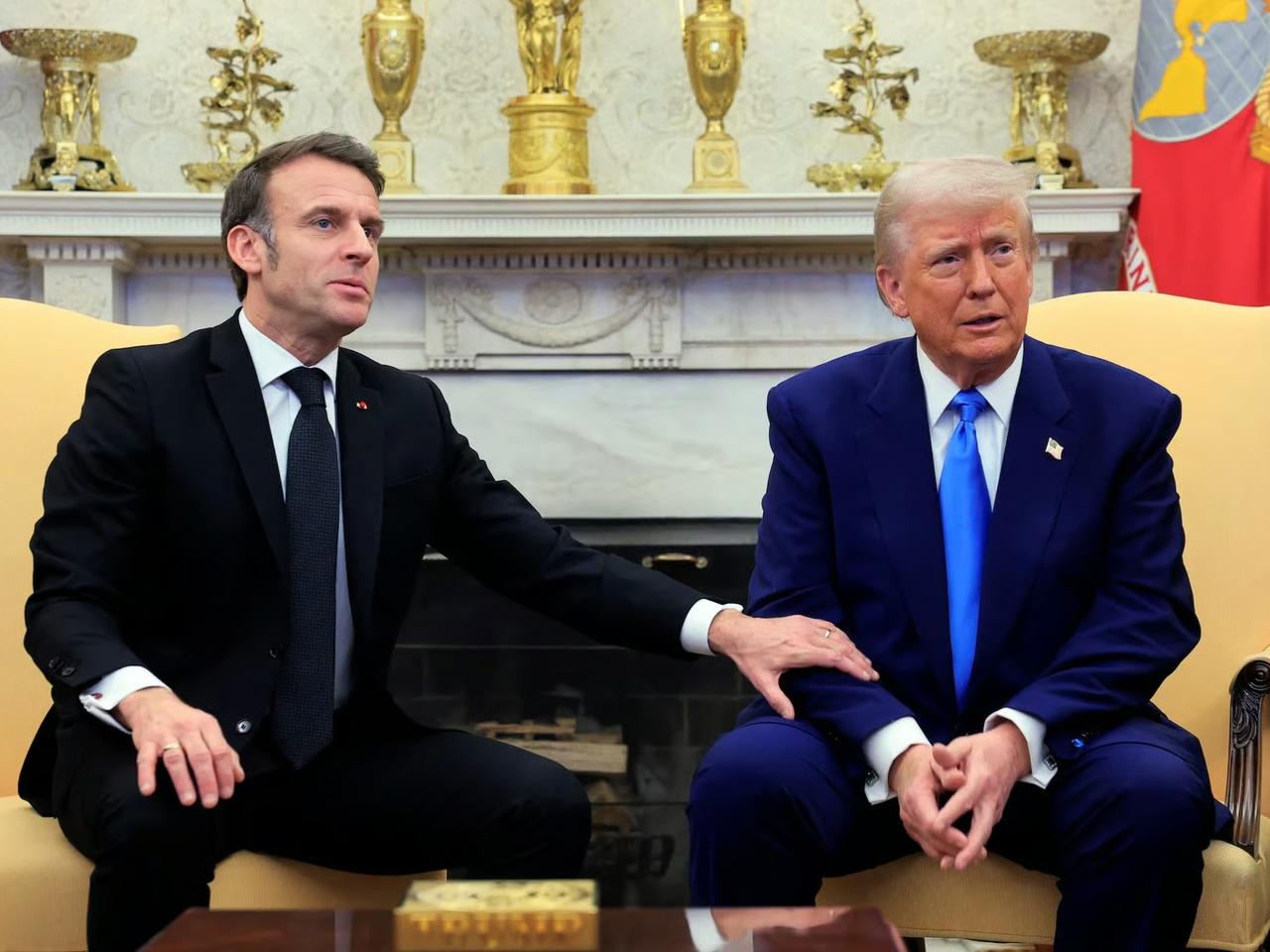 Macron'dan ABD'ye ticaret savaşı resti