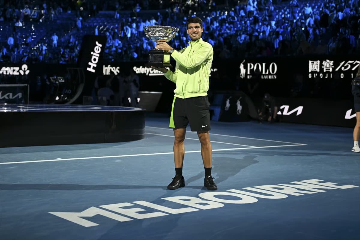 Avustralya Açık’ta Alcaraz zaferi: Hem şampiyonluk hem kariyer Grand Slam hem de tarihi rekor geldi