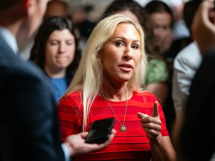 Trump'la tartışan Cumhuriyetçi Kongre Üyesi Marjorie Taylor Greene istifa etti
