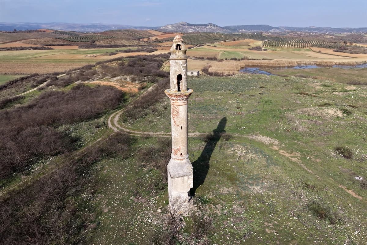 Manisa'daki Demirköprü Barajı yosunla kaplandı