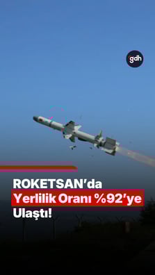 ROKETSAN’da yerlilik %92’ye ulaştı