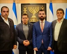 YPG'li teröristi İsrail Parlamentosu'nda ağırladılar