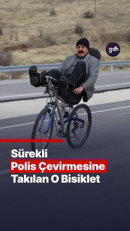 Bu bisiklet sürekli polis çevirmesine takılıyor
