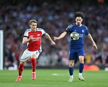 Devler Ligi yarı final ilk maçında PSG, Arsenal deplasmanında tek golle güldü