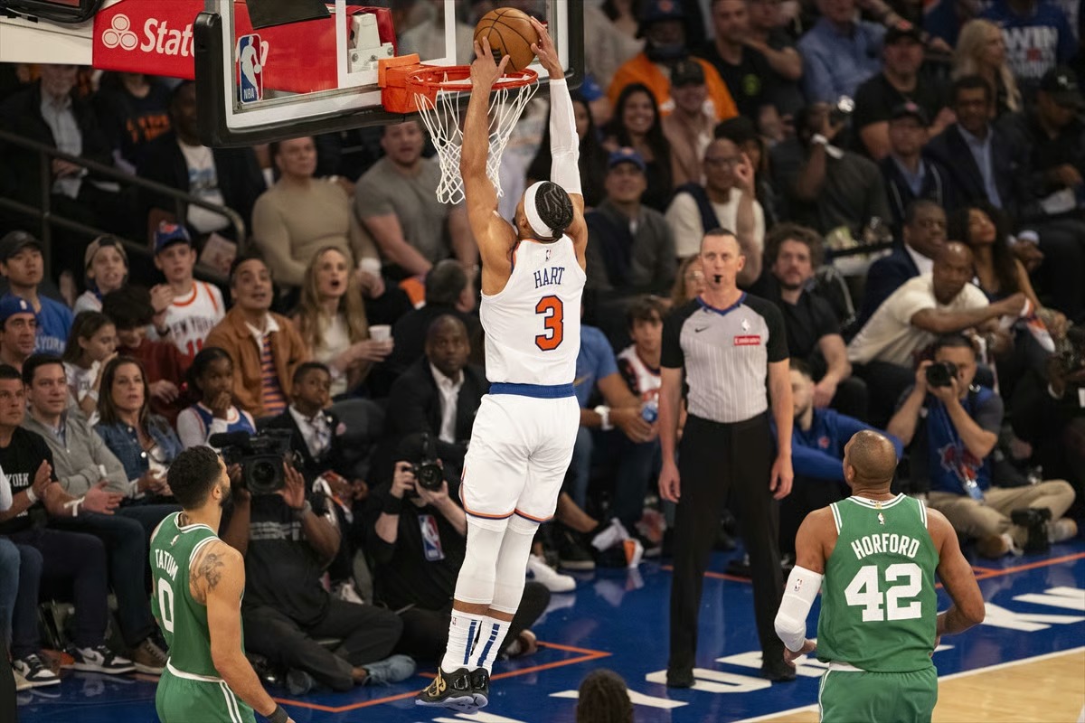 NBA play-offlarda Knicks ve Timberwolves güldü