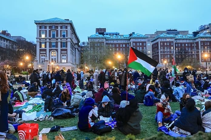 Columbia Üniversitesi'nden öğrencilere Filistin cezası