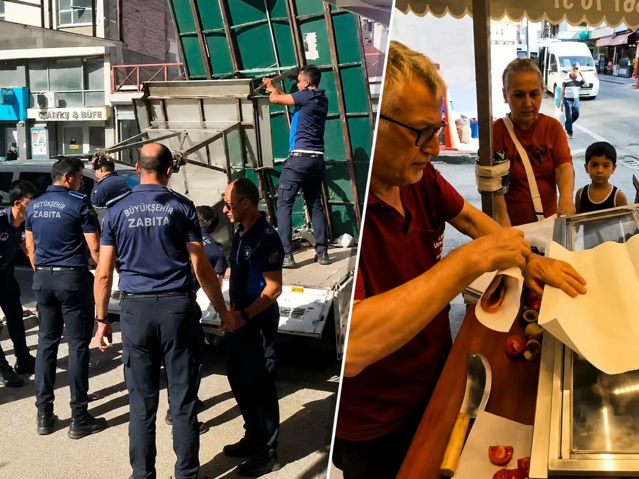 Adana'da 2 lahmacun tartışması: Zabıta tezgâhı kaldırdı