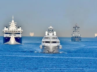 Putin's $133M Yacht Flees to Arctic Under Destroyer Escort