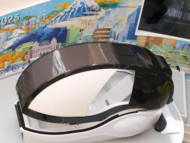 Japonya'da insan yıkama makinesi üretildi