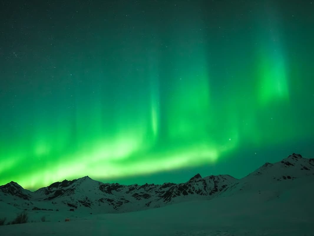 Alaska semalarında görsel şölen